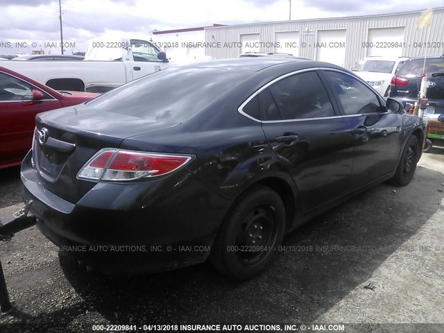 1YVHZ8BH6C5M17909 - 2012 MAZDA 6 I GRAY photo 4