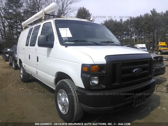 1FTNE2EW4BDA33322 - 2011 FORD ECONOLINE E250 VAN WHITE photo 1