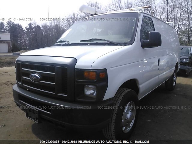 1FTNE2EW4BDA33322 - 2011 FORD ECONOLINE E250 VAN WHITE photo 2