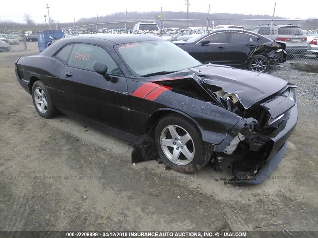 2B3CJ4DV5AH130877 - 2010 DODGE CHALLENGER SE BLACK photo 1