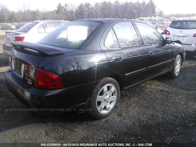 3N1CB51DX5L587715 - 2005 NISSAN SENTRA 1.8/1.8S BLACK photo 4