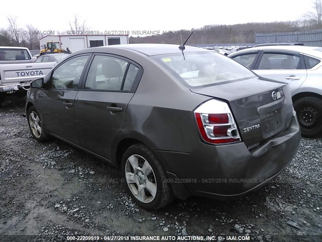 3N1AB61E98L682132 - 2008 NISSAN SENTRA 2.0/2.0S/2.0SL BROWN photo 3