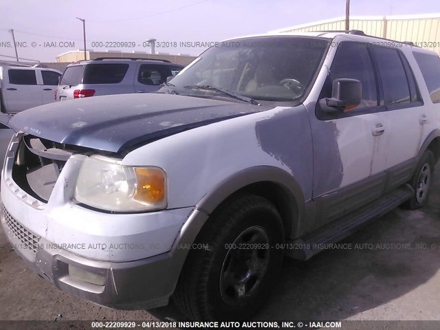 1FMRU17L93LA28699 - 2003 FORD EXPEDITION EDDIE BAUER WHITE photo 6