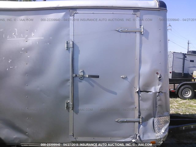 4YMCL1627FT007390 - 2015 CARRY ON ENCLOSED CARGO  SILVER photo 6