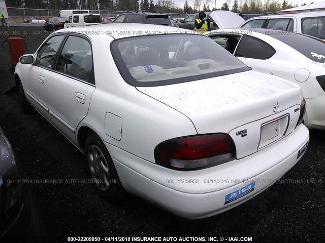 1YVGF22C9X5895642 - 1999 MAZDA 626 ES/LX WHITE photo 3