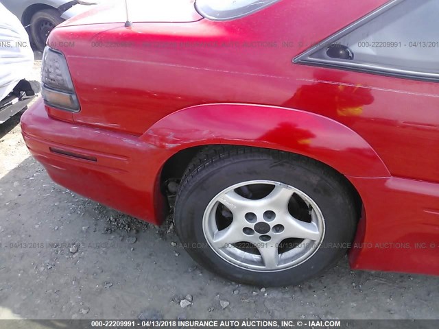 1G2WJ12M6TF261894 - 1996 PONTIAC GRAND PRIX SE 红色 照片 6