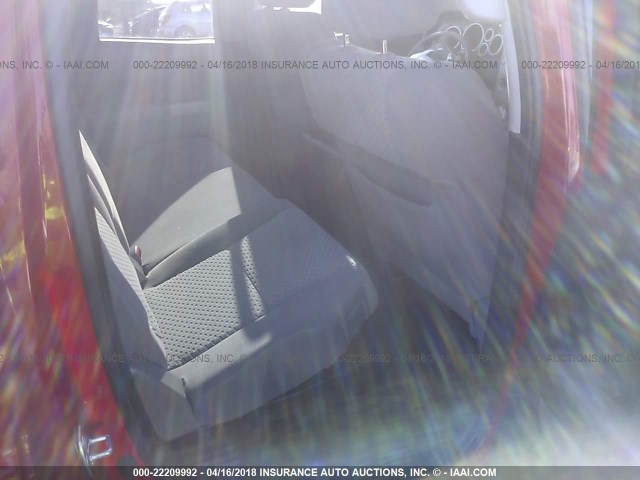 5TFUW5F14CX244405 - 2012 TOYOTA TUNDRA DOUBLE CAB SR5 RED photo 8