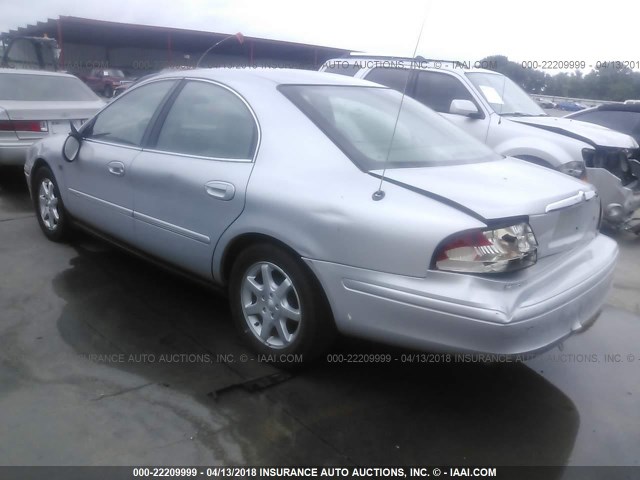 1MEHM55S63A612117 - 2003 MERCURY SABLE LS PREMIUM SILVER photo 3