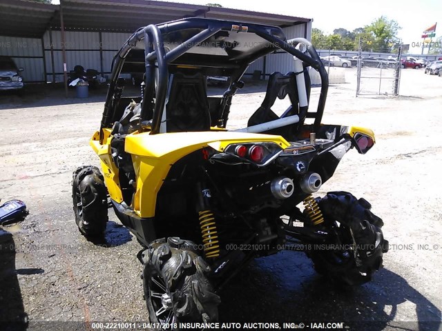 3JBPGCP14EJ000229 - 2014 CAN-AM MAVERICK 1000 R YELLOW photo 3