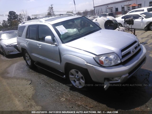 JTEBT17RX40044938 - 2004 TOYOTA 4RUNNER LIMITED SILVER photo 1