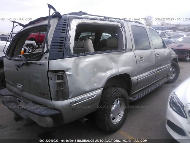 3GKEC16T6YG181427 - 2000 GMC YUKON XL C1500 GRAY photo 4