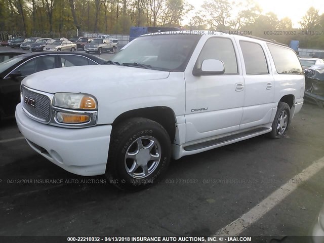 1GKFK66U32J112682 - 2002 GMC DENALI XL K1500 WHITE photo 2