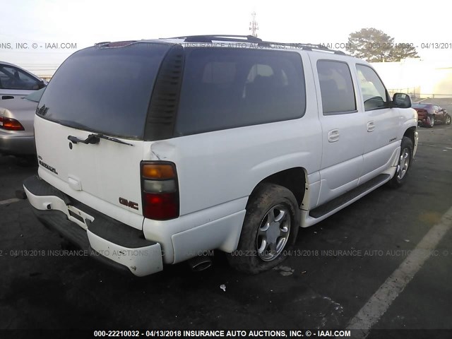 1GKFK66U32J112682 - 2002 GMC DENALI XL K1500 WHITE photo 4