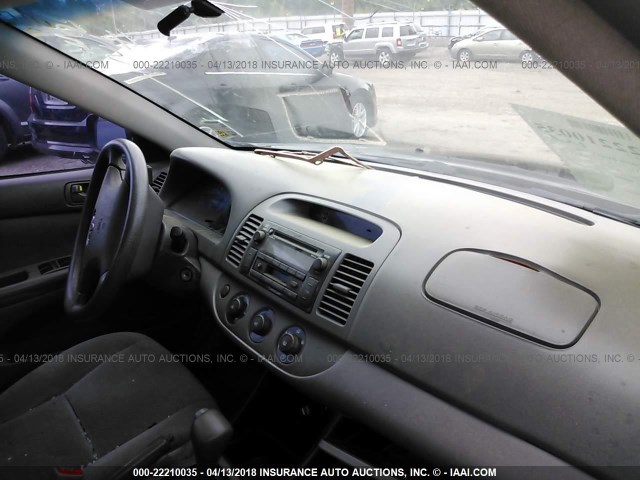 4T1BE32KX3U120584 - 2003 TOYOTA CAMRY LE/XLE/SE Қара фото 5