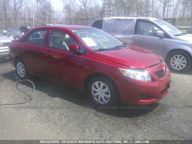 2T1BU4EE9AC533254 - 2010 TOYOTA COROLLA S/LE/XLE RED photo 1