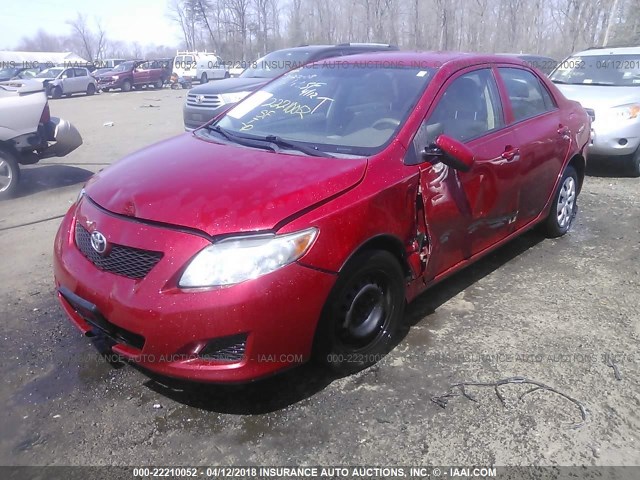 2T1BU4EE9AC533254 - 2010 TOYOTA COROLLA S/LE/XLE RED photo 6