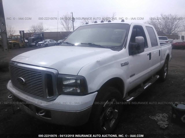 1FTWW31P66ED30680 - 2006 FORD F350 SRW SUPER DUTY WHITE photo 2