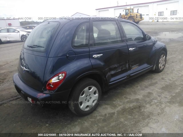 3C4FY58B25T608134 - 2005 CHRYSLER PT CRUISER TOURING BLUE photo 4