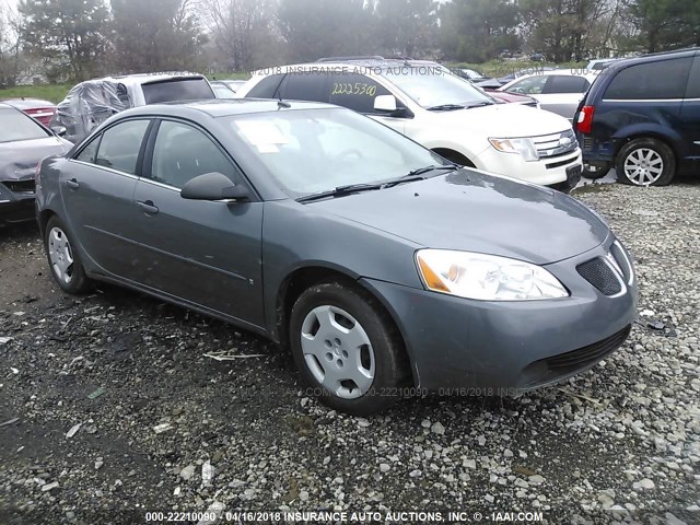 1G2ZF57B384309500 - 2008 PONTIAC G6 VALUE LEADER/BASE GRAY photo 1