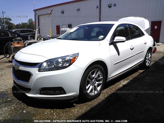 1G11C5SL9EF185663 - 2014 CHEVROLET MALIBU 1LT WHITE photo 2