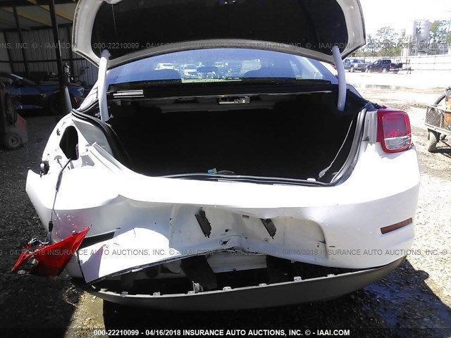 1G11C5SL9EF185663 - 2014 CHEVROLET MALIBU 1LT WHITE photo 6