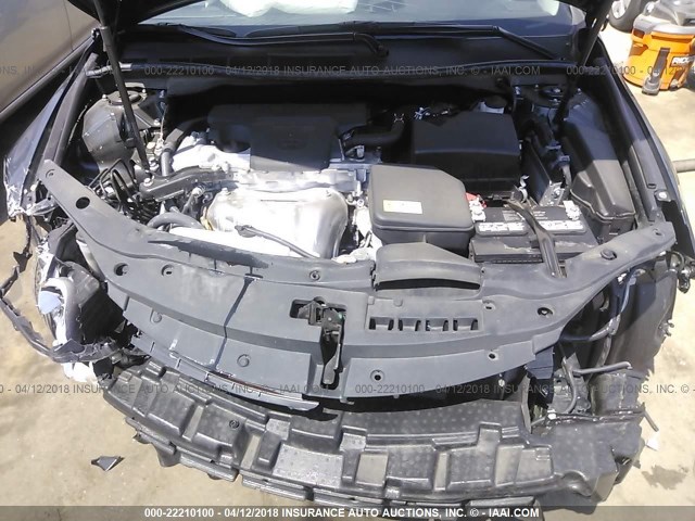 4T1BF1FK5HU641845 - 2017 TOYOTA CAMRY LE/XLE/SE/XSE BLACK photo 10