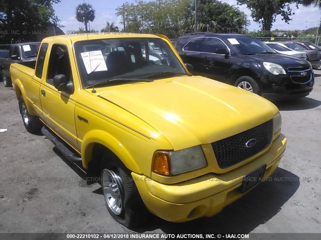 1FTYR44V53PA18284 - 2003 FORD RANGER SUPER CAB YELLOW photo 6