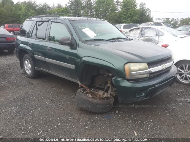 1GNDS13S732286833 - 2003 CHEVROLET TRAILBLAZER  GREEN photo 1