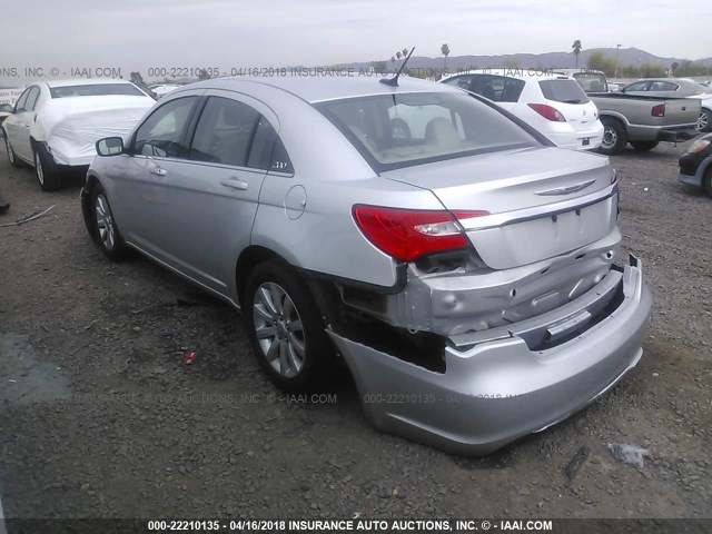 1C3CCBBB5CN149241 - 2012 CHRYSLER 200 TOURING SILVER photo 3