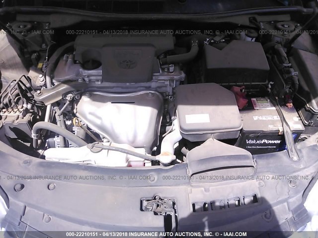 4T1BF1FK6GU212163 - 2016 TOYOTA CAMRY LE/XLE/SE/XSE BLACK photo 10