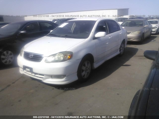 1NXBR32E53Z096015 - 2003 TOYOTA COROLLA CE/LE/S WHITE photo 2