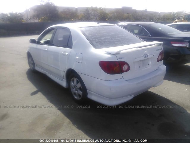 1NXBR32E53Z096015 - 2003 TOYOTA COROLLA CE/LE/S WHITE photo 3