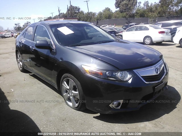 JH4CU2F65BC013416 - 2011 ACURA TSX GRAY photo 1