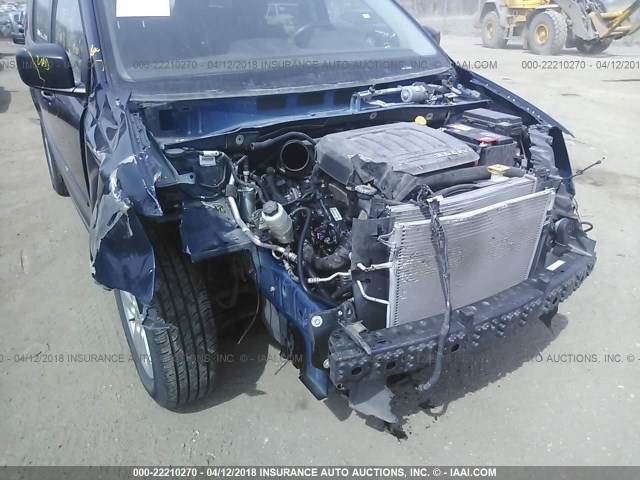 2C4RDGBG5DR628159 - 2013 DODGE GRAND CARAVAN SE BLUE photo 6