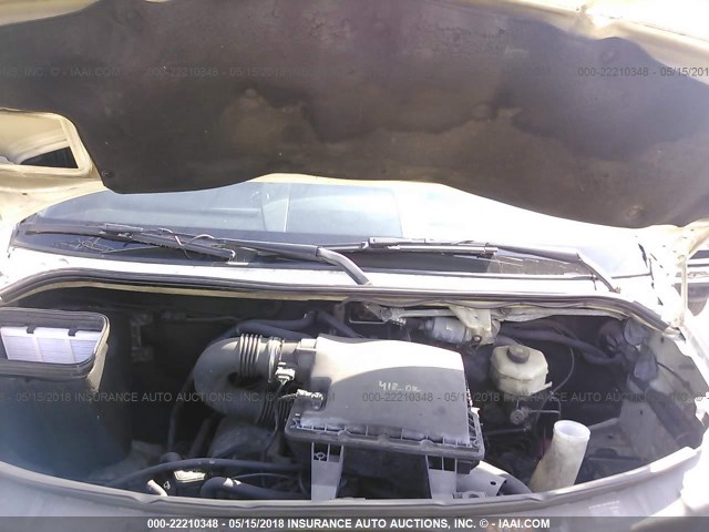 WDYPE845685262953 - 2008 FREIGHTLINER Sprinter 2500 WHITE photo 10