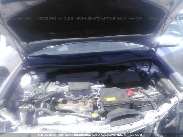 4T4BF1FK3CR170633 - 2012 TOYOTA CAMRY SE/LE/XLE Серебристый фото 10