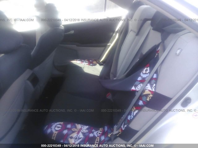4T4BF1FK3CR170633 - 2012 TOYOTA CAMRY SE/LE/XLE Серебристый фото 8