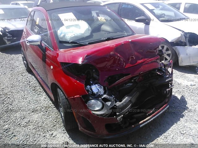 3C3CFFJH6DT645414 - 2013 FIAT 500 ABARTH RED photo 6