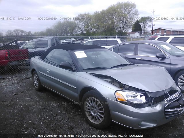 1C3EL55R56N217187 - 2006 CHRYSLER SEBRING TOURING SILVER photo 1