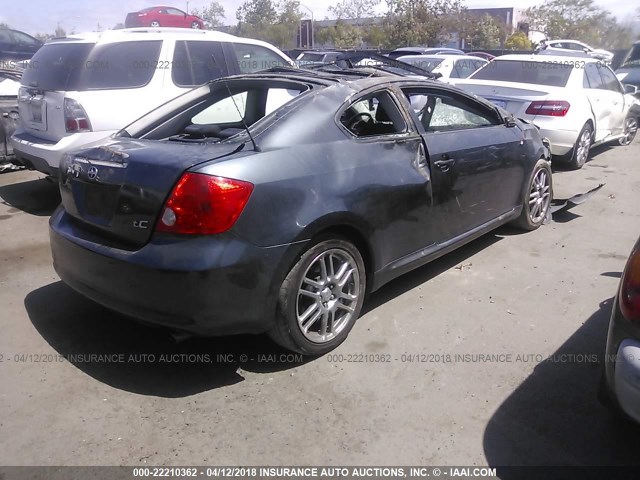 JTKDE177550012401 - 2005 TOYOTA SCION TC 灰色 照片 4