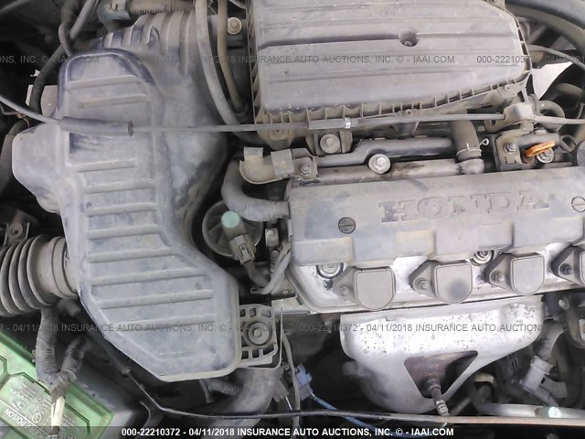 2HGES16334H599745 - 2004 HONDA CIVIC DX VP BLUE photo 10