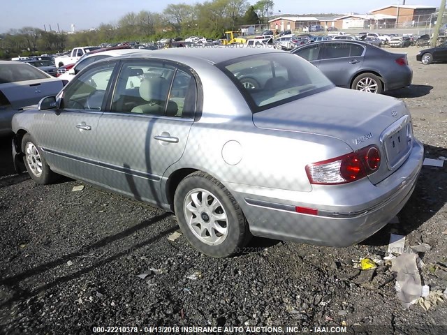 KNALD124255056469 - 2005 KIA AMANTI SILVER photo 3