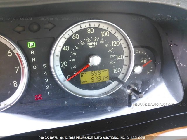 KNALD124255056469 - 2005 KIA AMANTI SILVER photo 7