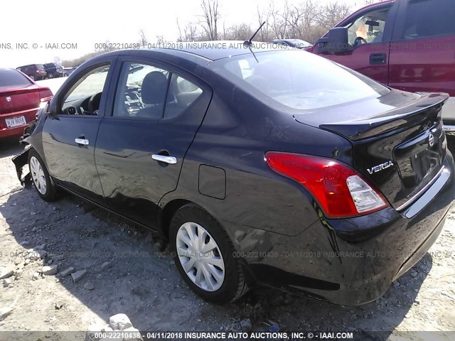 3N1CN7AP5HL835385 - 2017 NISSAN VERSA S/S PLUS/SV/SL BLACK photo 3