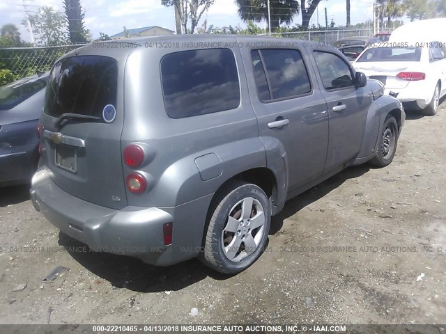3GNDA13D26S678857 - 2006 CHEVROLET HHR LS GRAY photo 4