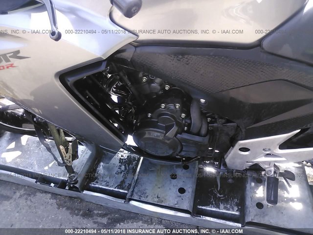 MLHPC4466F5200188 - 2015 HONDA CBR500 R GRAY photo 9