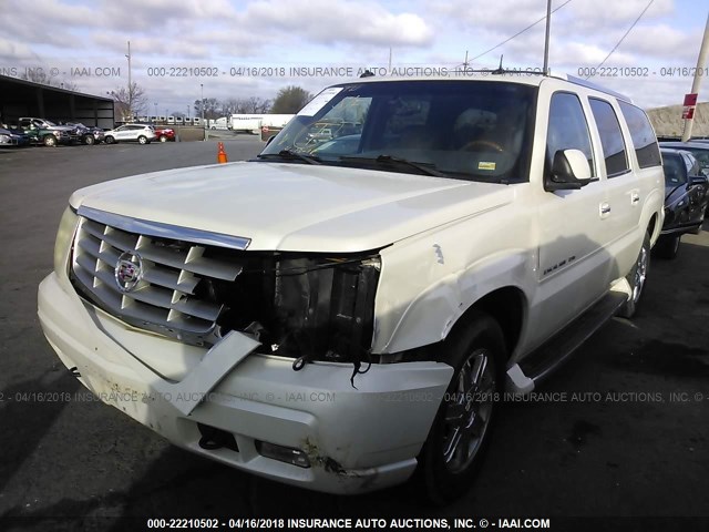 3GYFK66N43G316523 - 2003 CADILLAC ESCALADE ESV CREAM photo 2