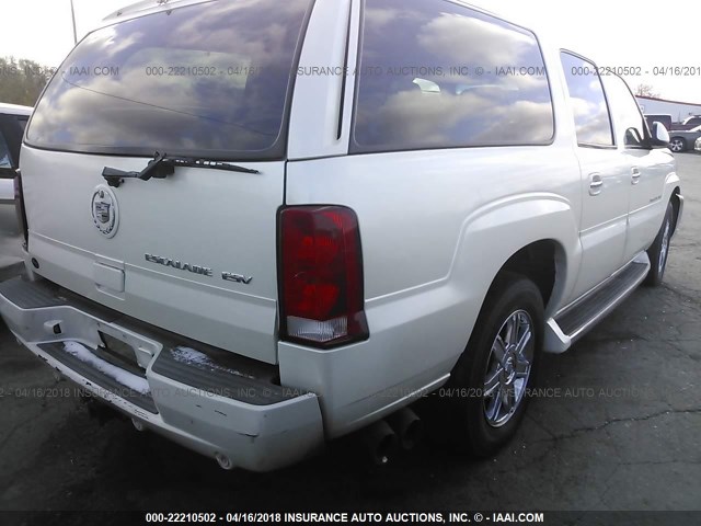 3GYFK66N43G316523 - 2003 CADILLAC ESCALADE ESV CREAM photo 4