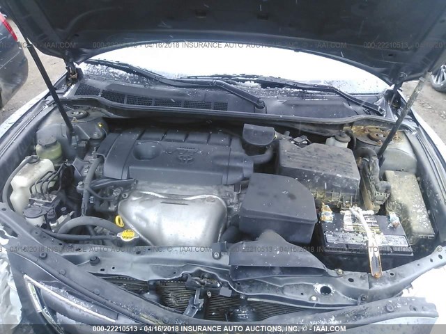 4T1BF3EKXBU156606 - 2011 TOYOTA CAMRY SE/LE/XLE GRAY photo 10