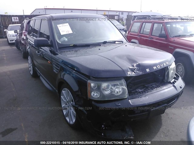 SALSF25426A918522 - 2006 LAND ROVER RANGE ROVER SPORT HSE BLACK photo 6